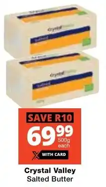 Checkers Crystal Valley Salted Butter offer