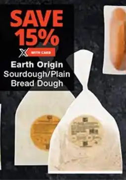 Checkers Earth Origin Sourdough/ Plain Bread Dough offer