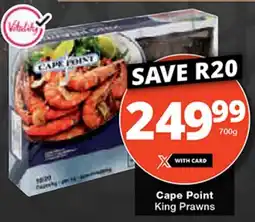 Checkers Cape Point King Prawns offer