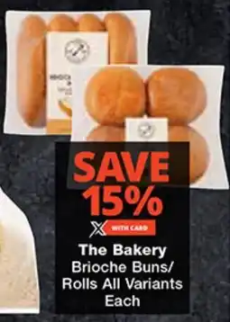 Checkers The Bakery Brioche Buns/ Rolls All Variants offer