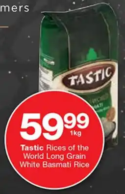 Checkers Tastic Rices of the World Long Grain White Basmati Rice offer