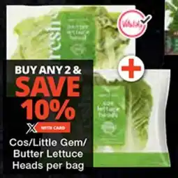 Checkers Cos/ Little Gem/ Butter Lettuce Heads offer