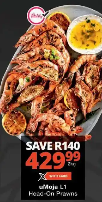 Checkers uMoja L1 Head-On Prawns offer
