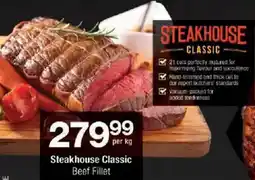 Checkers Steakhouse Classic Beef Fillet offer