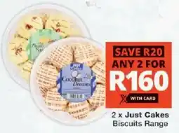 Checkers Just Cakes Biscuits Range offer