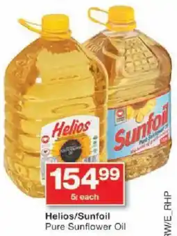 Checkers Helios/ Sunfoil Pure Sunflower Oil offer