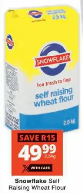 Checkers Snowflake Self Raising Wheat Flour offer