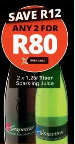Checkers Tiser Sparkling Juice offer