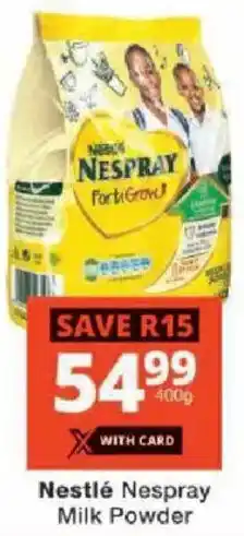 Checkers Nestlé Nespray Milk Powder offer