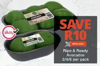 Checkers Ripe & Ready Avocados offer