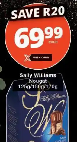 Checkers Sally Williams Nougat offer