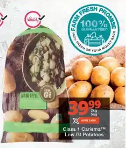 Checkers Class 1 Carisma Low GI Potatoes offer