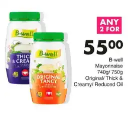 Save B-well Mayonnaise Original/ Thick & Creamy/ Reduced Oil offer