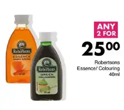 Save Robertsons Essence/ Colouring offer
