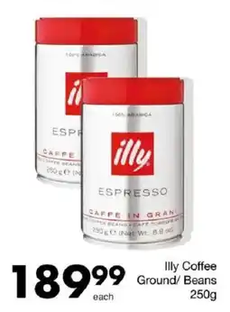 Save Illy Coffee Ground/ Beans offer