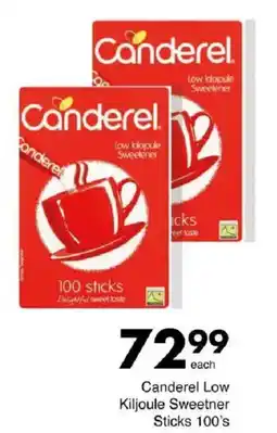 Save Canderel Low Kiljoule Sweetner Sticks offer