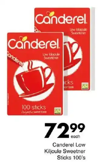 Save Canderel Low Kiljoule Sweetner Sticks offer