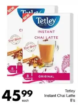 Save Tetley Instant Chai Latte offer
