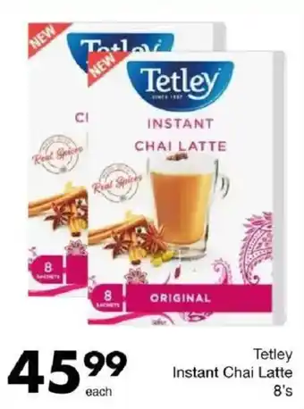 Save Tetley Instant Chai Latte offer
