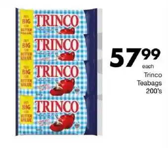 Save Trinco Teabags offer