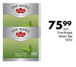Save Five Roses Green Tea offer