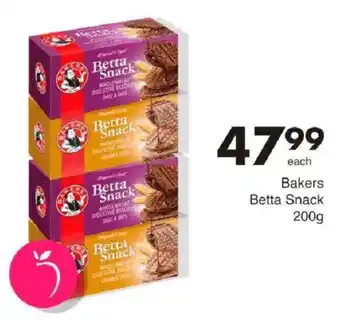 Save Bakers Betta Snack offer