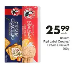 Save Bakers Red Label Creams/ Cream Crackers offer