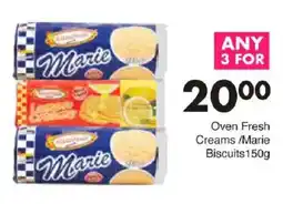 Save Oven Fresh Creams/ Marie Biscuits offer
