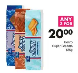 Save Henro Super Creams offer