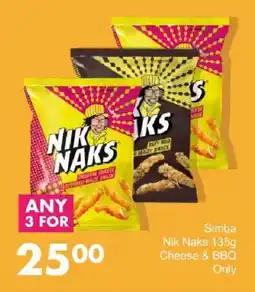 Save Simba Nik Naks Cheese & BBQ offer
