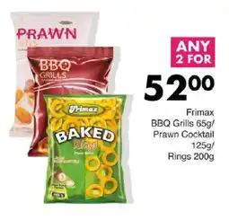 Save Frimax BBQ Grills/ Prawn Cocktail/ Rings offer