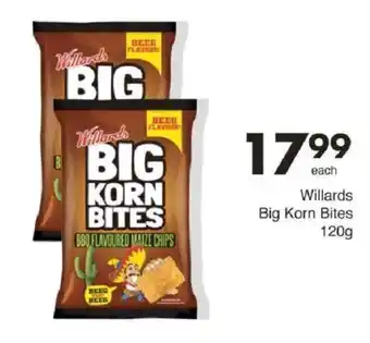 Save Willards Big Korn Bites offer
