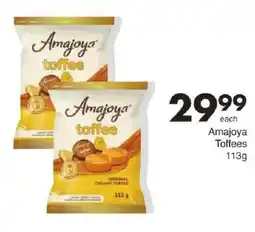 Save Amajoya Toffees offer