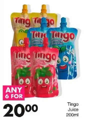 Save Tingo Juice offer