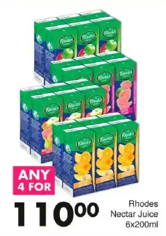 Save Rhodes Nectar Juice offer
