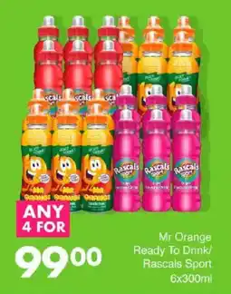 Save Mr Orange Ready To Drink/ Rascals Sport offer