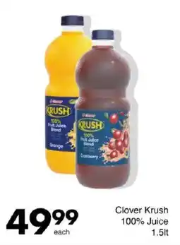 Save Clover Krush 100% Juice offer