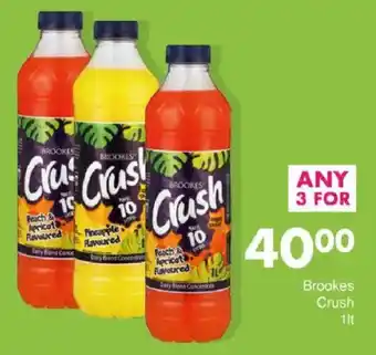 Save Brookes Crush offer