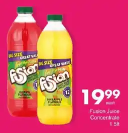 Save Fusion Juice Concentrate offer