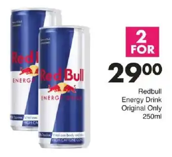 Save Redbull Energy Drink Original Only offer