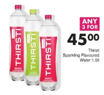 Save Thirsti Sparkling Flavoured Water offer