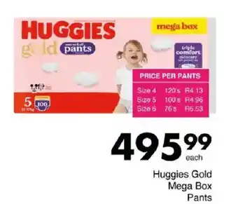 Save Huggies Gold Mega Box Pants offer