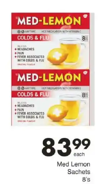 Save Med Lemon Sachets offer