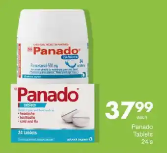 Save Panado Tablets offer
