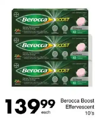 Save Berocca Boost Effervescent offer