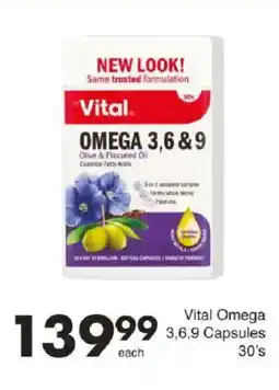 Save Vital Omega 3,6,9 Capsules offer