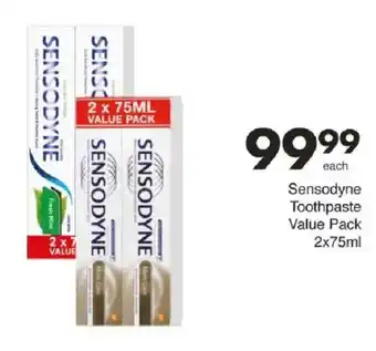 Save Sensodyne Toothpaste Value Pack offer