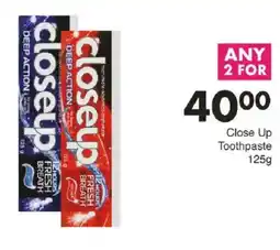 Save Close Up Toothpaste offer