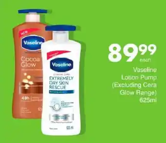 Save Vaseline Lotion Pump offer