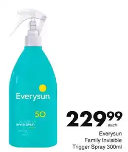 Save Everysun Family Invisible Trigger Spray offer